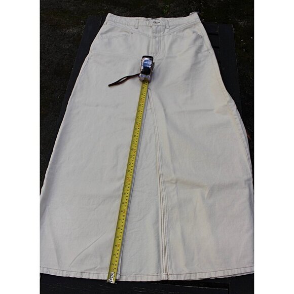 NEW Free People We the Free - Come As You Are Denim Maxi Skirt in WISP - sz 10 - Picture 8 of 11